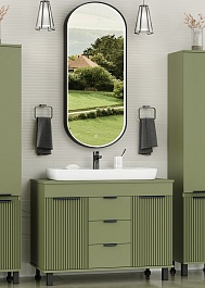 Brevita Мебель для ванной Enfida 100 зеленая – фотография-1