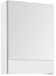 Aquanet Зеркальный шкаф Верона 50 камерино, белый – фотография-1