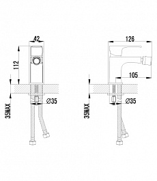 Lemark Смеситель "plus Factor LM1608C" для биде – фотография-2