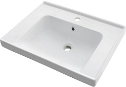 Mixline Мебель для ванной Честер 70 белая/бетон – фотография-13