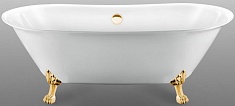 Фэма Акриловая ванна "Ottavia", ножки золото, покрытие хром, золото или бронза