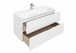 Aquanet Мебель для ванной Алвита 100 белая – фотография-7