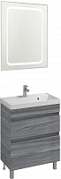 Водолей Мебель для ванной Best 60 лиственница структурная контрастно-серая