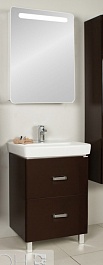 Акватон Мебель для ванной "Америна 60 Н" R коричневая – фотография-1