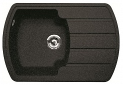 Florentina Мойка гранитная Нире 760 с крылом черный – фотография-1