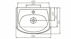 Corozo Тумба с раковиной Орфей 45 – фотография-4