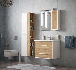 Corozo Мебель для ванной Гольф 85, сонома – фотография-5