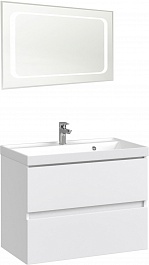 Водолей Мебель для ванной Best 70 подвесная белая – фотография-1