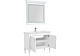 Aquanet Комплект мебели Селена 105 (2 дверцы), белая/патина серебро – картинка-17