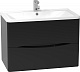 Водолей Мебель для ванной Adel 100 подвесная черная – фотография-11