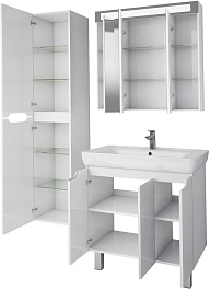 Dreja Мебель для ванной Q Plus (D) 80 белая – фотография-5