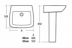 Ideal Standard Раковина "Ventuno" T043201 – фотография-8