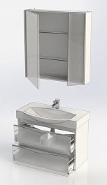 Aquanet Мебель для ванной "Франка 85" белая (183190) – фотография-5