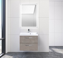 BelBagno Мебель для ванной AURORA 600 Cemento Pallido, BTN – фотография-2
