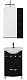 Aquanet Мебель для ванной "Асти 55 М" черная (180327) – картинка-10