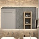 Misty Мебель для ванной Коломбо 120 L подвесная под стиральную машину дуб галифакс/антрацит – картинка-25
