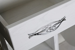ASB-Woodline Мебель для ванной Модерн 105 белый (патина серебро) – фотография-7