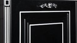 Aquanet Мебель для ванной Паола 120 черная/патина серебро (182132) – фотография-7