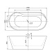 BelBagno Акриловая ванна BB14 – картинка-14