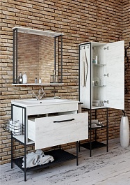 Sanflor Мебель для ванной Бруклин 75 дуб крафт – фотография-7