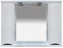 Misty Мебель для ванной Элвис 105 подвесная белая – фотография-2