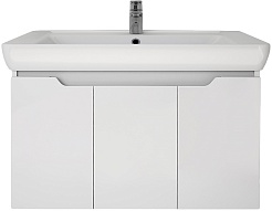 Dreja Мебель для ванной Q (D) 80 подвесная белая – фотография-5