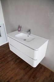 BelBagno Мебель для ванной ENERGIA 1000 Bianco Lucido, подсветка – фотография-6