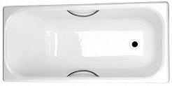 Универсал Ванна чугунная Ностальжи У 170x75 с отверстиями под ручки – фотография-1