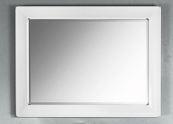 Водолей Зеркало "Риккардо 110" белое – фотография-1