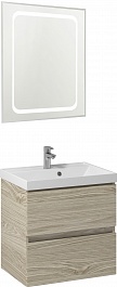 Водолей Мебель для ванной Best 60 подвесная ореховый дубослив светлый – фотография-1