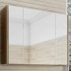 Sanflor Мебель для ванной Ларго 100 вяз швейцарский, белая – фотография-2
