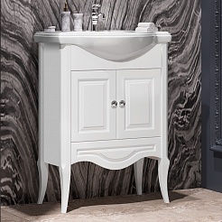 Opadiris Мебель для ванной Брунелла 65 белая матовая – фотография-3