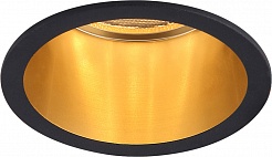 Feron Светильник встраиваемый DL6003 потолочный MR16 G5.3 черный/золото – фотография-1