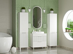 Brevita Мебель для ванной Enfida 70 белая – фотография-3