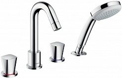 Hansgrohe Смеситель Logis 71314000 на борт ванны – фотография-1