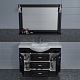 СанТа Мебель для ванной Монарх 120 черная – фотография-8