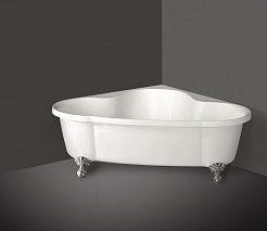 BelBagno Акриловая ванна BB07-CRM, ножки BB-LEG07-CRM – фотография-3