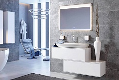 Aqwella Мебель для ванной Genesis 120 белая – фотография-4