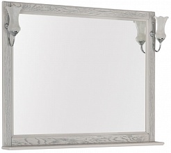 Aquanet Зеркало для ванной Тесса 105 жасмин/серебро – фотография-1