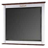 Водолей Зеркало для ванной "Анжелика 100" коричневое