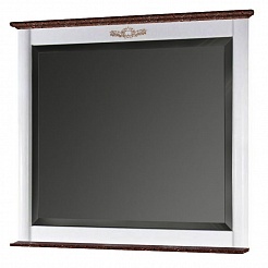 Водолей Зеркало для ванной "Анжелика 100" коричневое – фотография-1