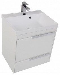 Aquanet Мебель для ванной "Тиволи 60" белая – фотография-2