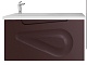 Водолей Мебель для ванной "Арнелла Капля 100" шоколад, ящик – фотография-10