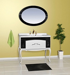 Misty Зеркало для ванной Флоренция 100 черное – фотография-3