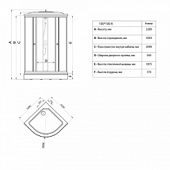 Triton Душевая кабина Лайт А 100x100 – фотография-7