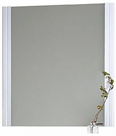 Водолей Зеркало для ванной Флоренц 75 белое – фотография-1