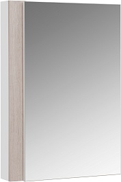Акватон Зеркальный шкаф Кантри 55 белый/дуб верона – фотография-1