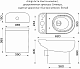 Aringa Унитаз компакт Асти AR01001WH с сиденьем микролифт белый – картинка-10