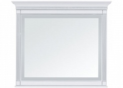Aquanet Зеркало Селена 120 белый/патина серебро – фотография-3