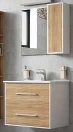 Corozo Мебель для ванной Гольф 85, сонома – фотография-1